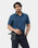 Dark Blue TechPro Printed Polo - Tae