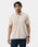 Almond Luxe Beige Solid Polo - Toll