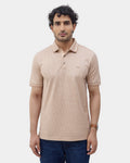 SHORT SLEEVE SLIM FIT STRUCTURE T-SHIRT