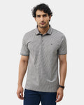 Light Grey Textured Polo - Bomi