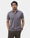 Front Gray Printed Polo - Kima