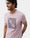 Lilac Crew Neck Printed T-Shirt - Megumi