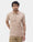 Beige Textured Polo - Bomi