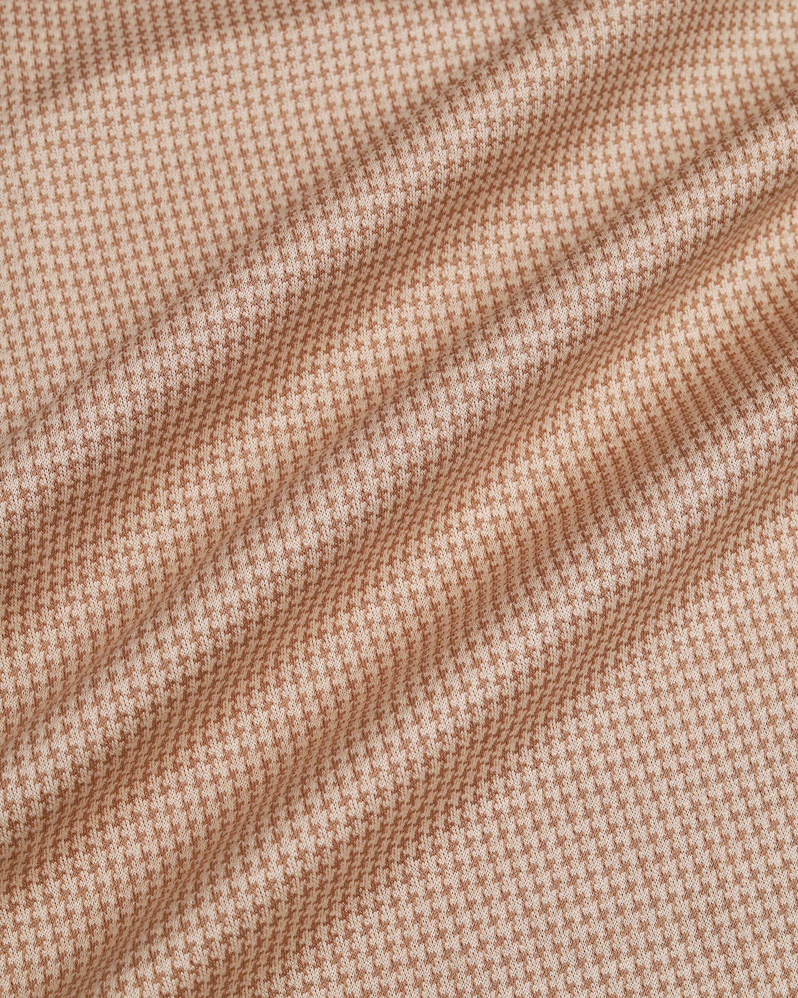 Beige Textured Polo - Bomi
