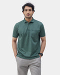 SHORT SLEEVE SLIM FIT STRUCTURE T-SHIRT