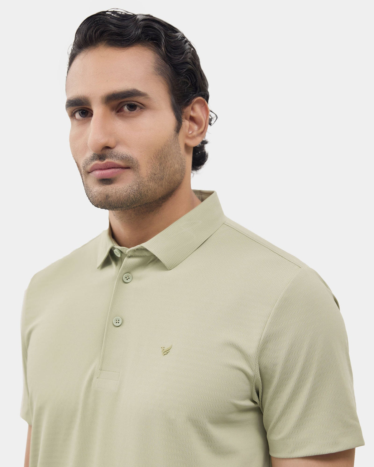 Fern Green TechPro Textured Polo - Lim