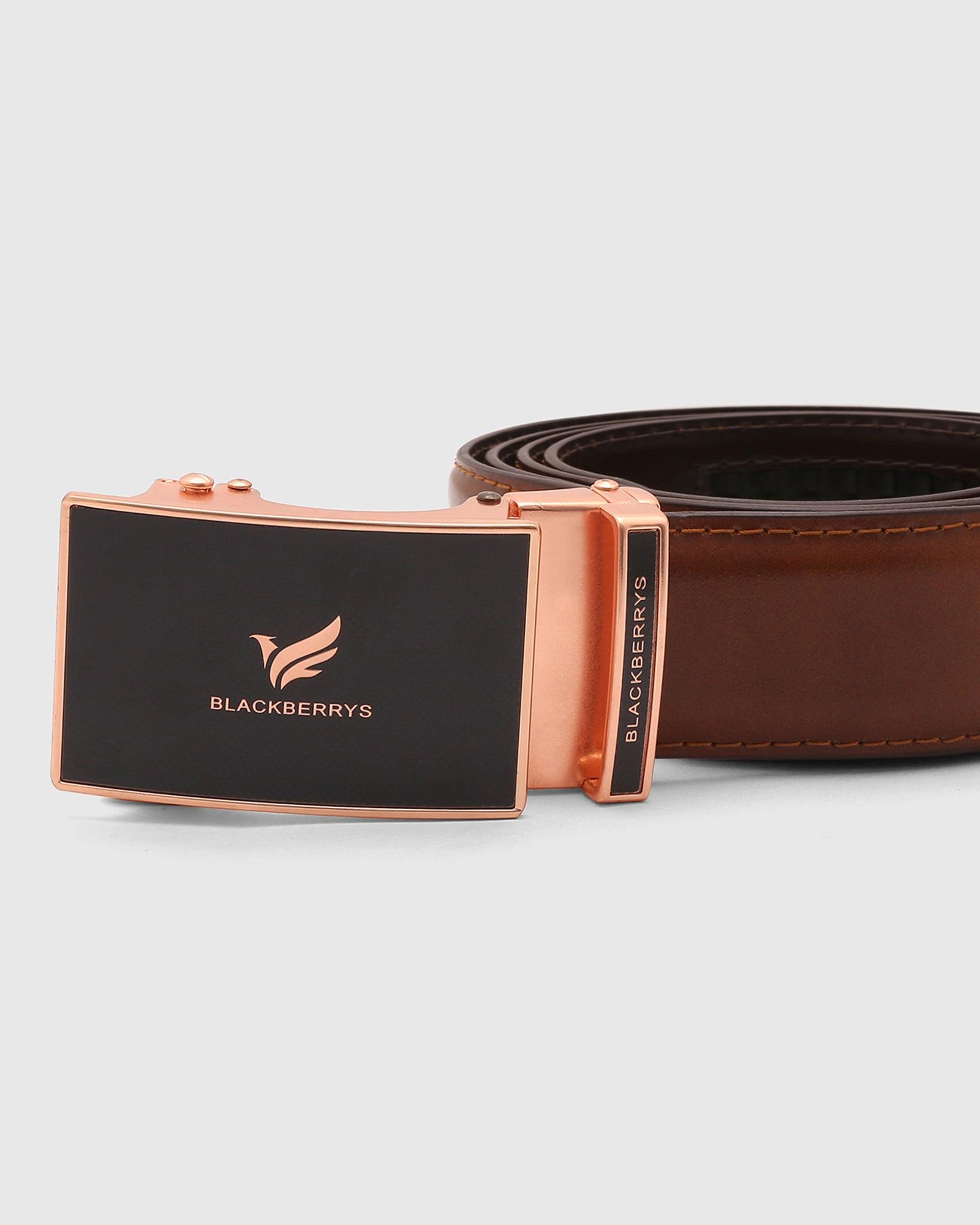 Leather Tan Solid Belt - Quack