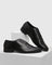 Leather Formal Black Solid Oxford Shoes - Pren