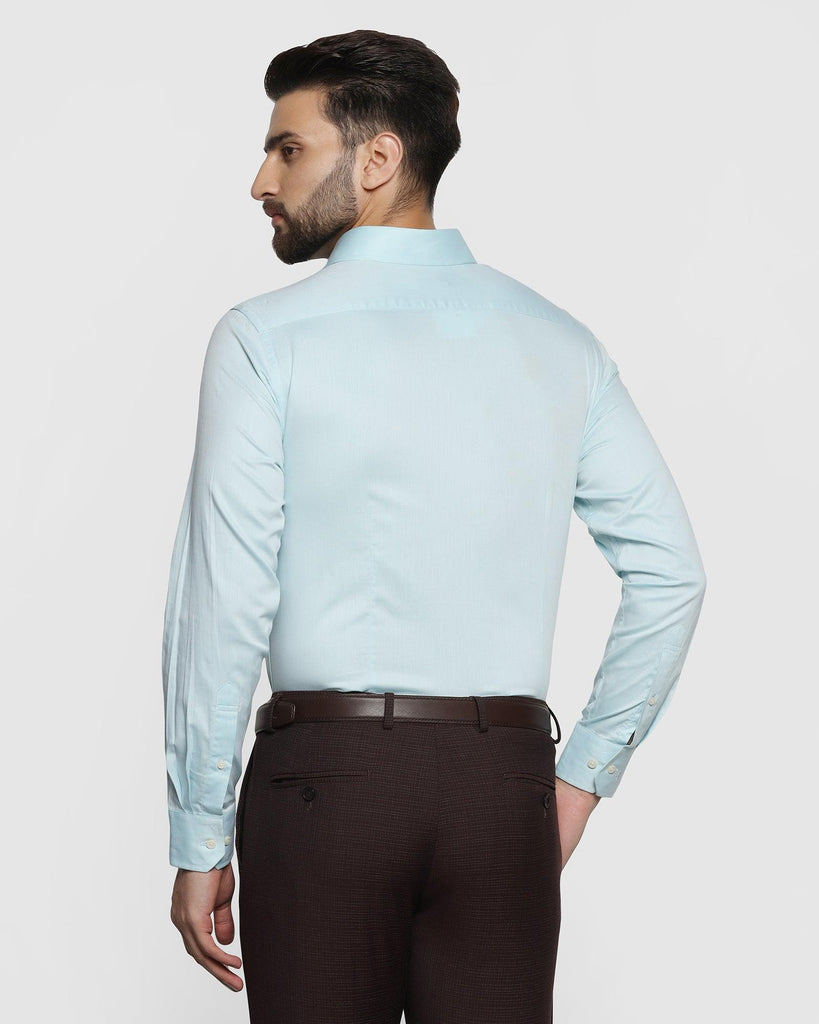 Formal Aqua Solid Shirt - Otto