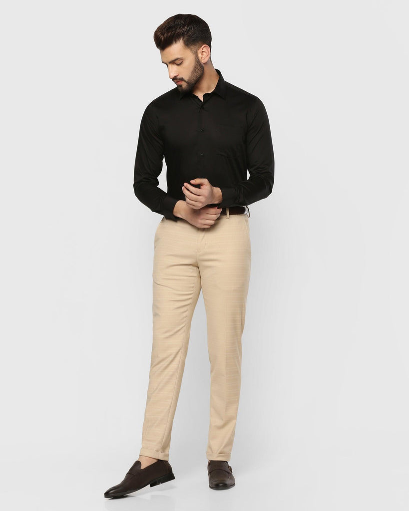 Formal Black Solid Shirt - Dawn