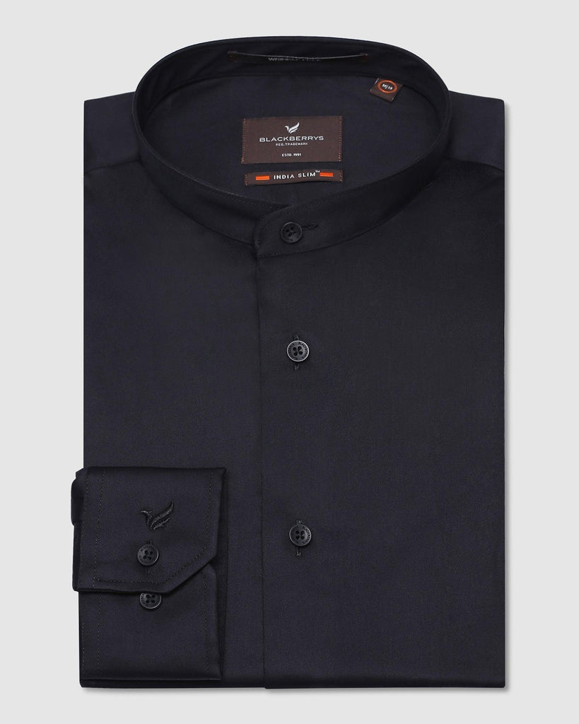 Must Haves Formal Black Solid Shirt - Sailor