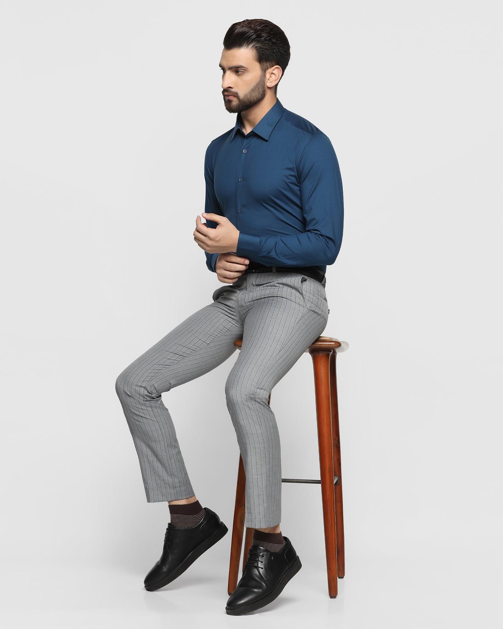Buy Royal Blue Shirts for Men by BEING FAB Online | Ajio.com