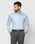 Formal Blue Solid Shirt - Simble