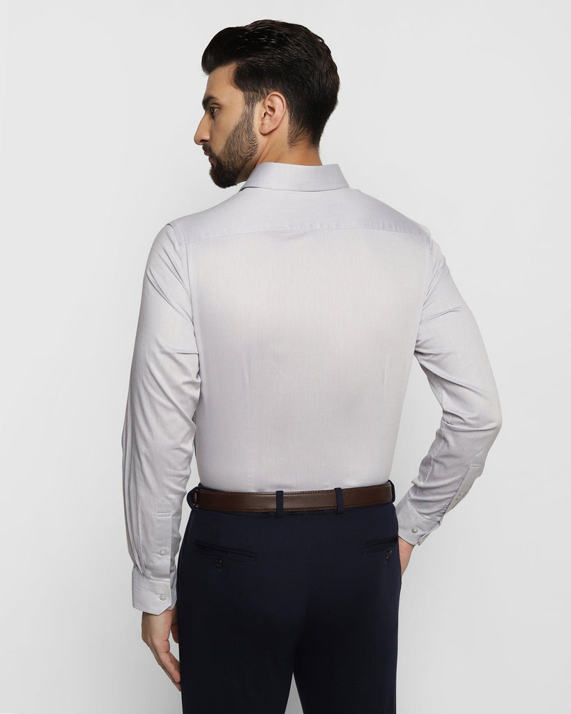 Formal Grey Solid Shirt - Otto