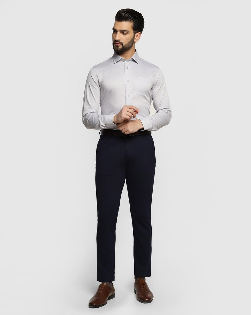 Formal Grey Solid Shirt - Otto