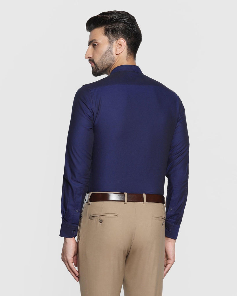 Formal Navy Solid Shirt - Dune