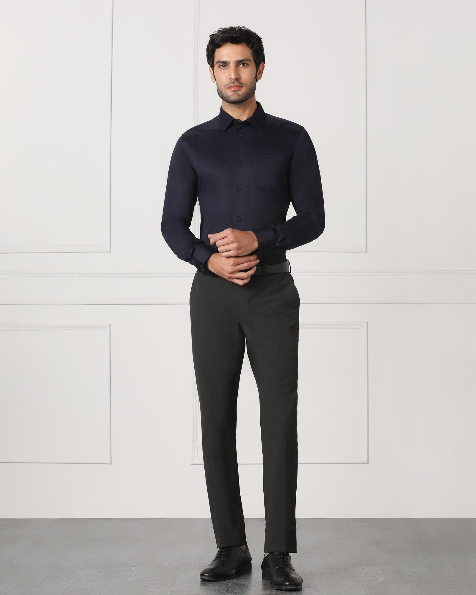 Buy Black Organza Embroidered Floral Shirt And Trouser Set For Men by Varun  Bahl Online at Aza Fashions.