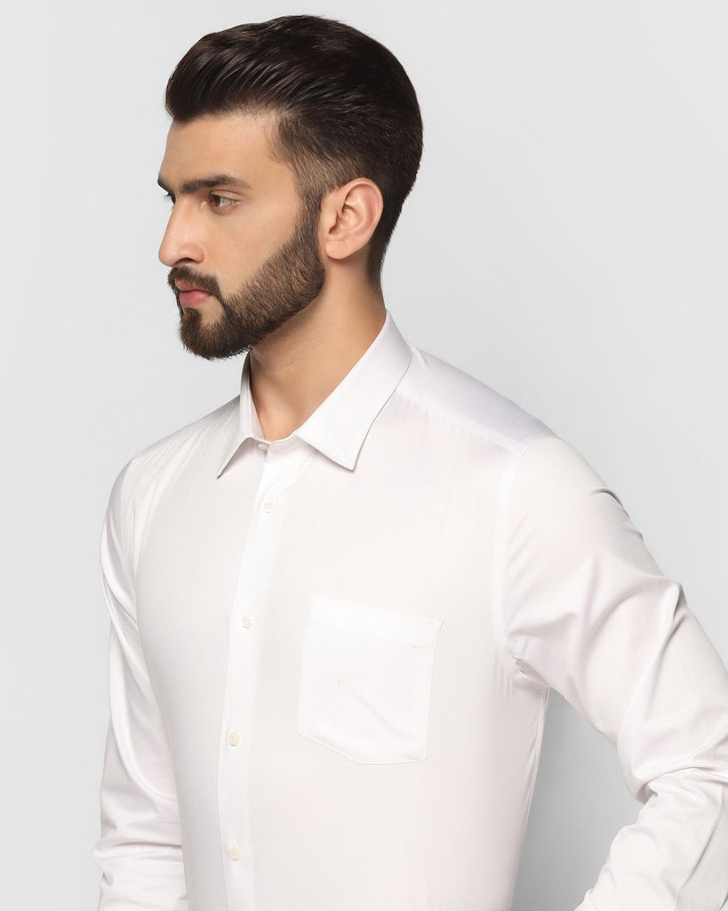 Personalized Formal White Solid Shirt - Sailor