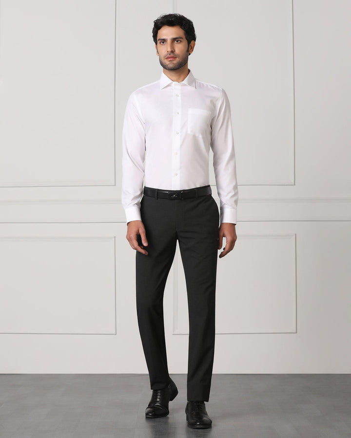 Must Haves Formal White Solid Shirt - Soul French