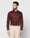 Formal Wine Solid Shirt - Simble