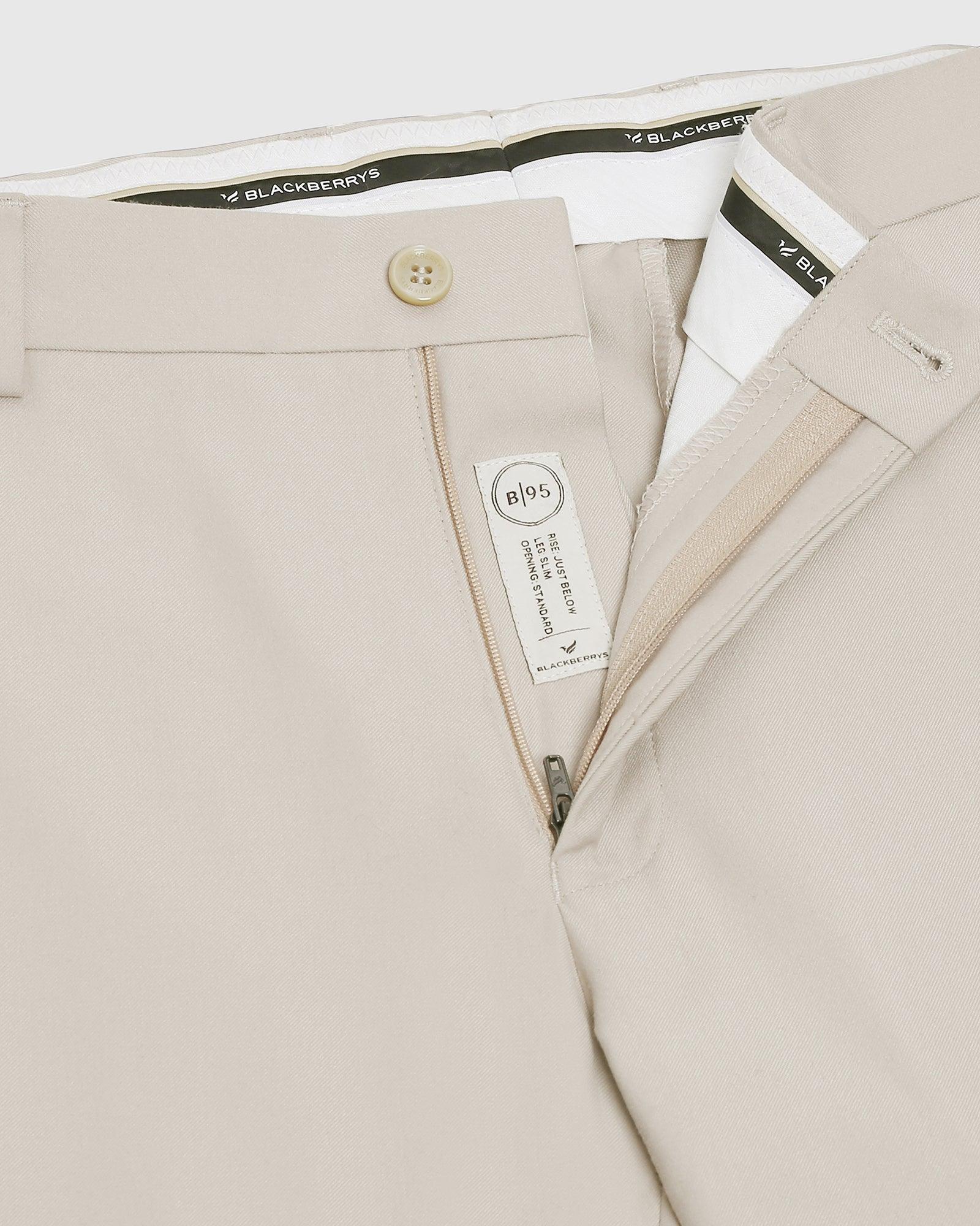 formal trousers in beige b 95 bedward blackberrys clothing 6
