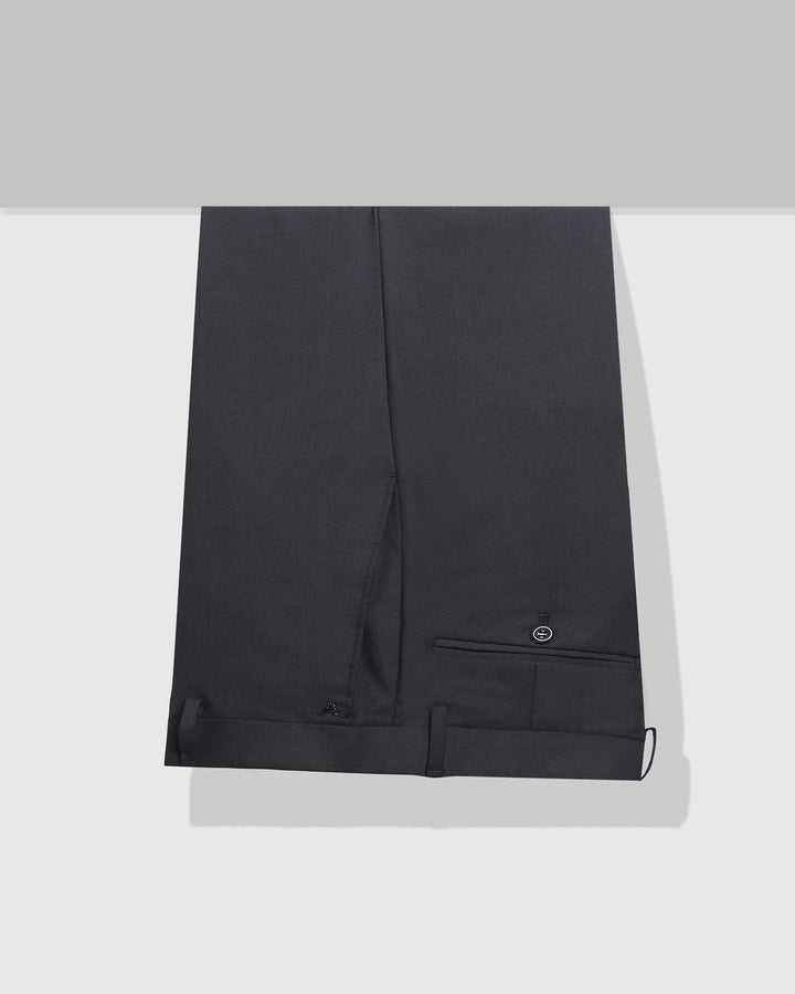 Slim Comfort B-95 Formal Black Solid Trouser - Jim