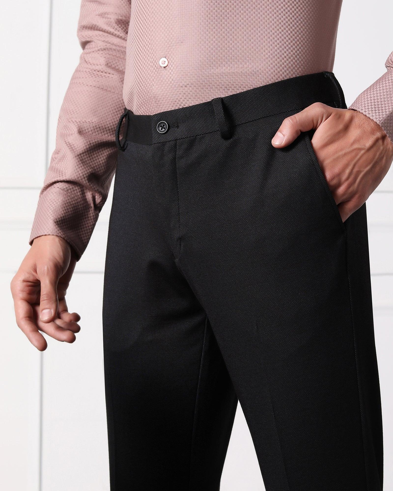 Buy BLACKBERRYS URBAN Mens 4 Pocket Solid Trousers  Shoppers Stop