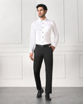 Formal Trousers In Black B-95 (Tisot) - blackberrys-clothing