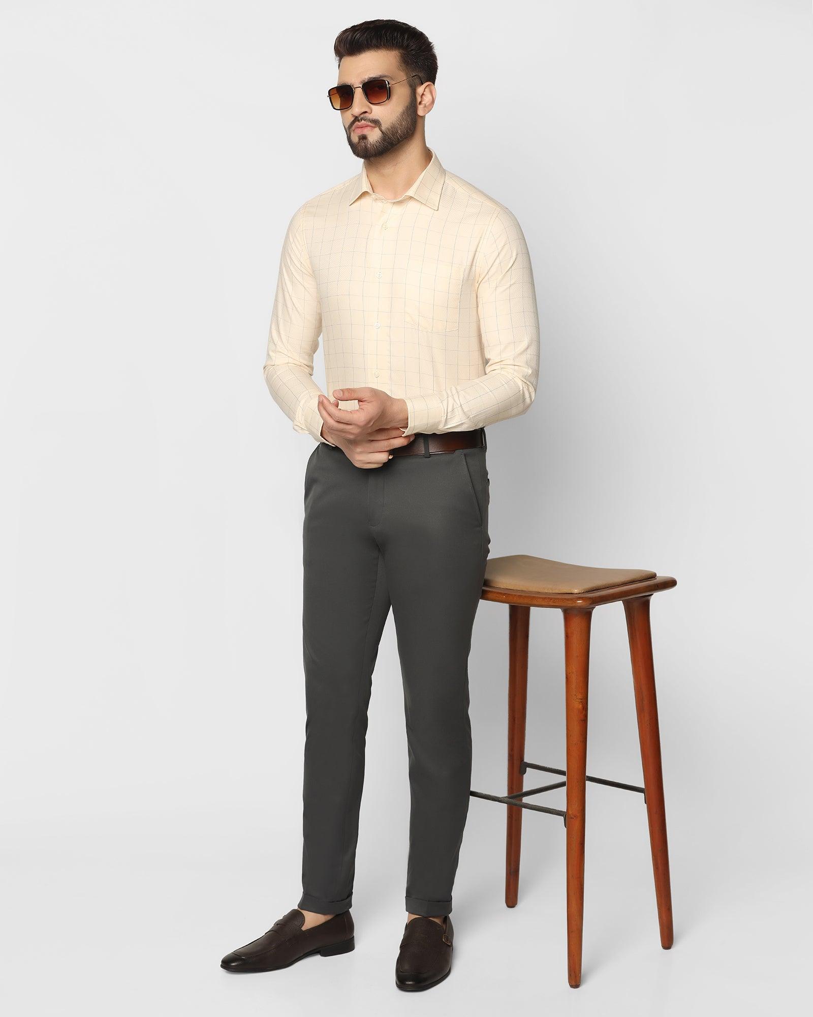 Men Linen Formal Trouser (Cream) in Ludhiana at best price by Chawla  Garments - Justdial