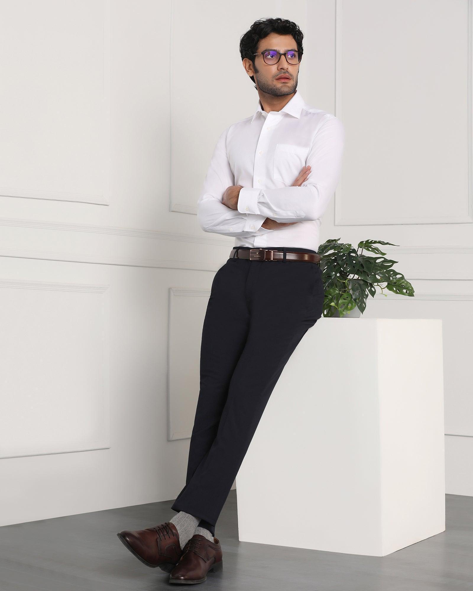 Formal Trousers In Navy B-91 (Travis) - Blackberrys