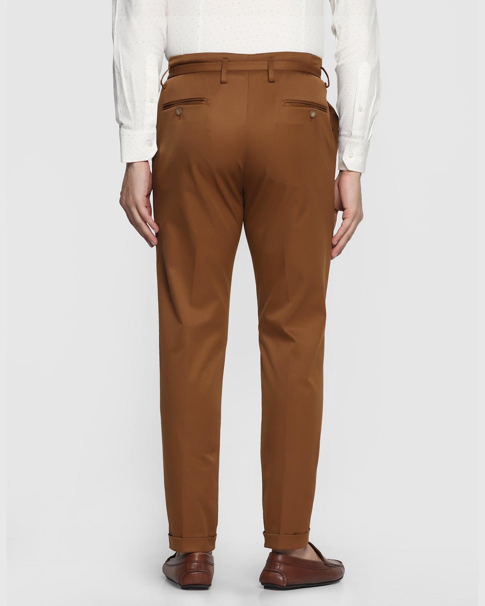 Sibuca Brown Trousers | Miista Europe | Made in Spain