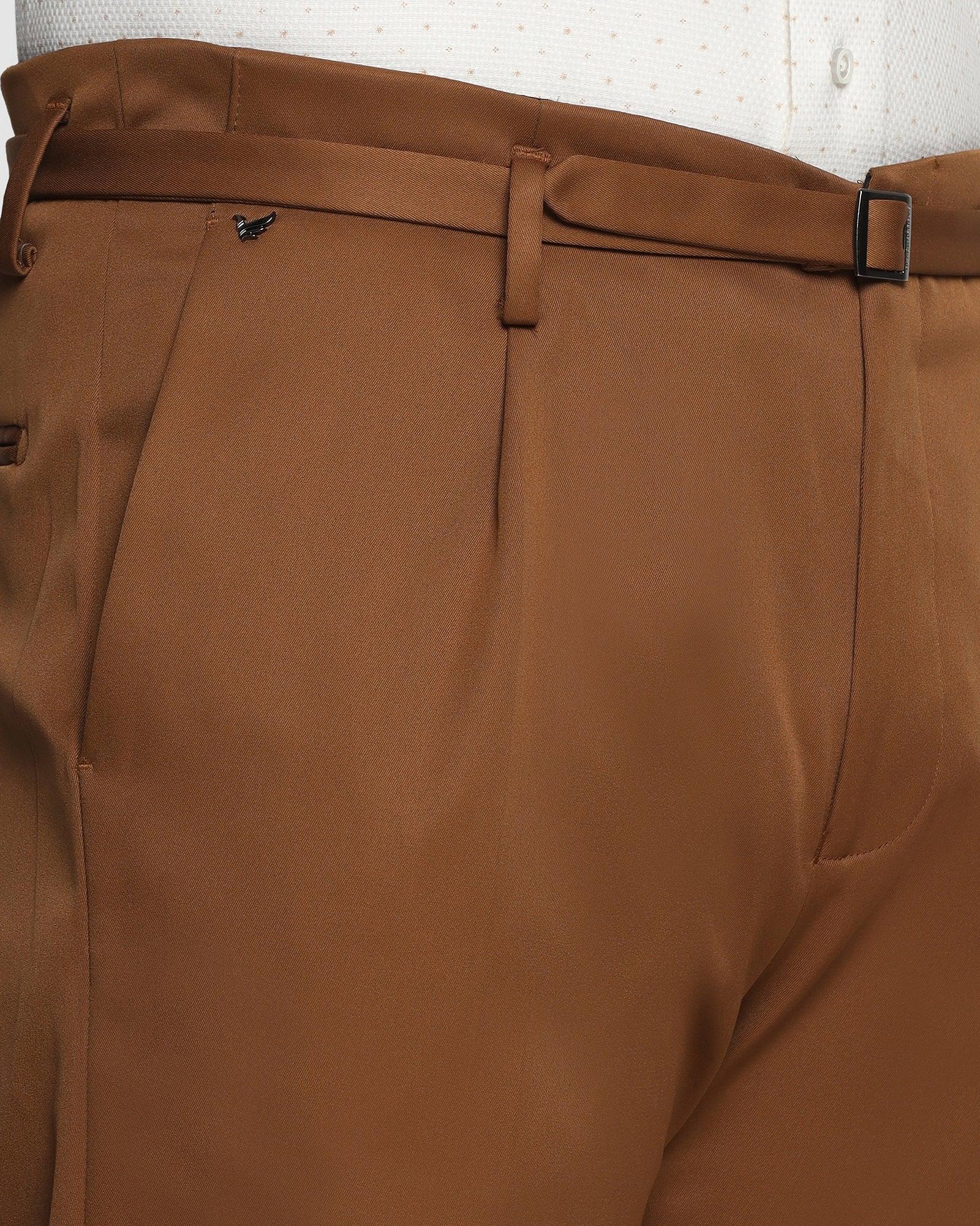 ASOS DESIGN flare suit trouser in brown | ASOS