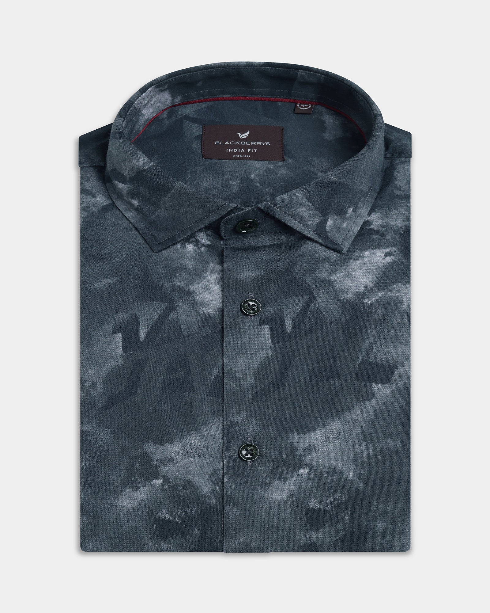 Green Printed Shirt - Stelos