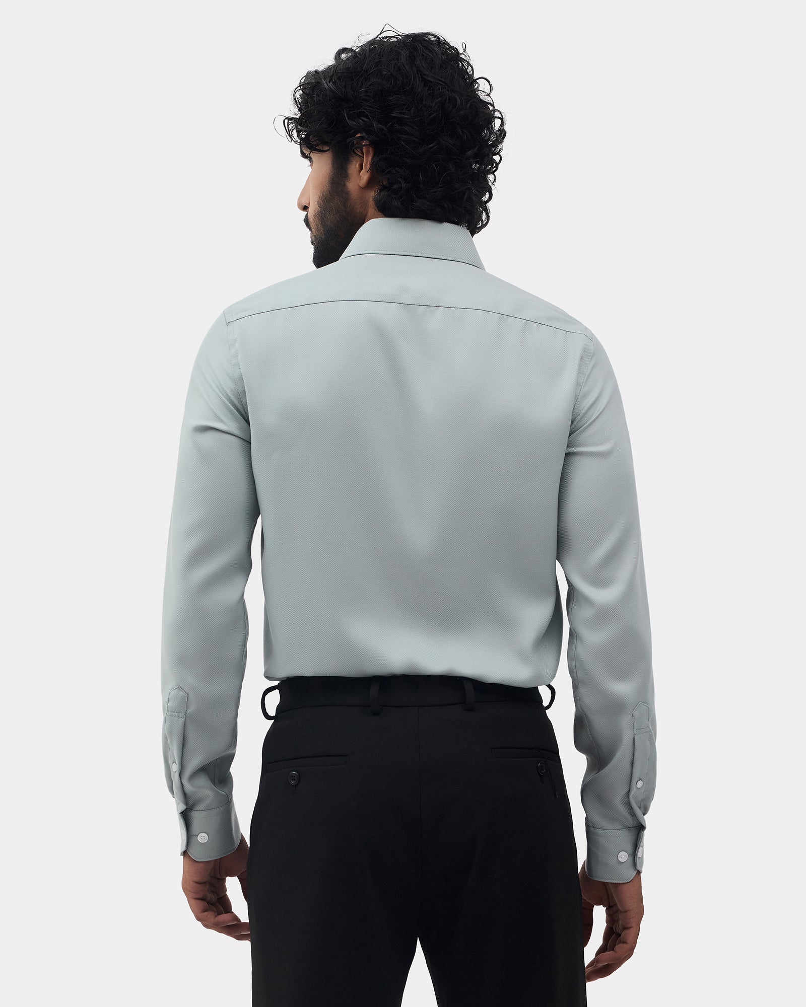 Green Textured Shirt - Claron