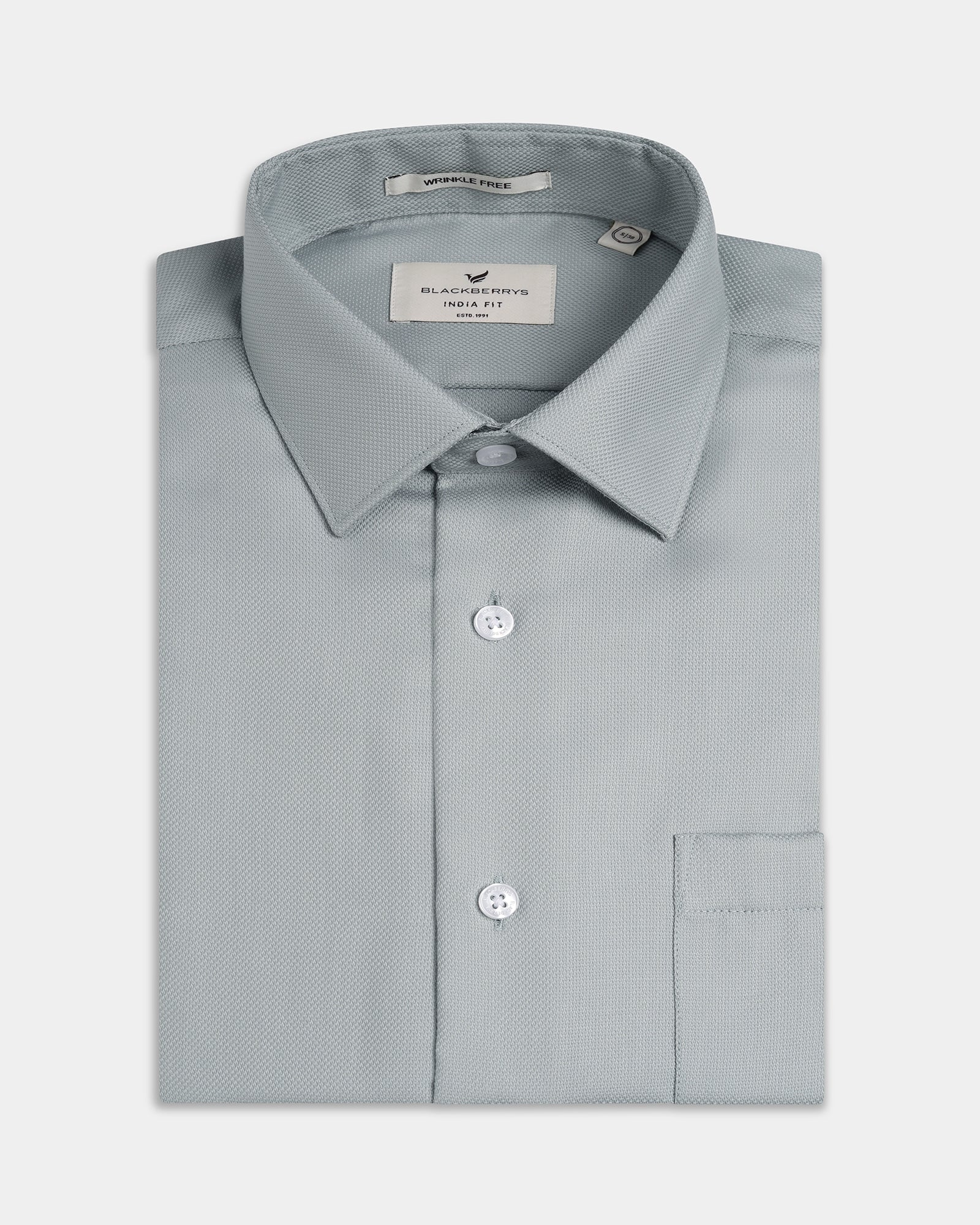 Green Textured Shirt - Claron