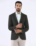 Green Textured Blazer - Cano