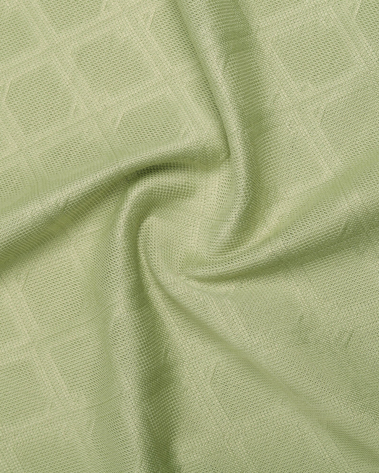 Green Textured Polo - Cho