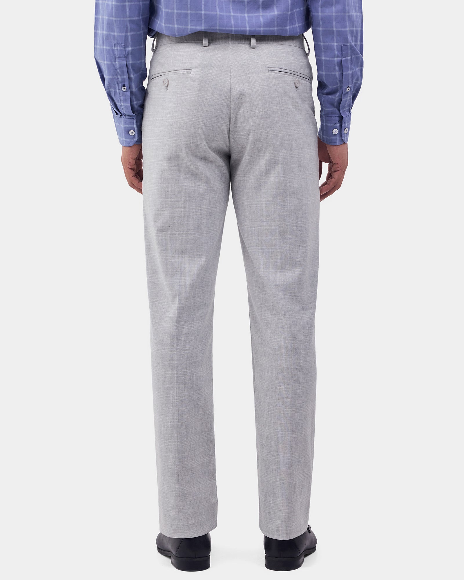 Grey Check Formal Trouser - Arthur