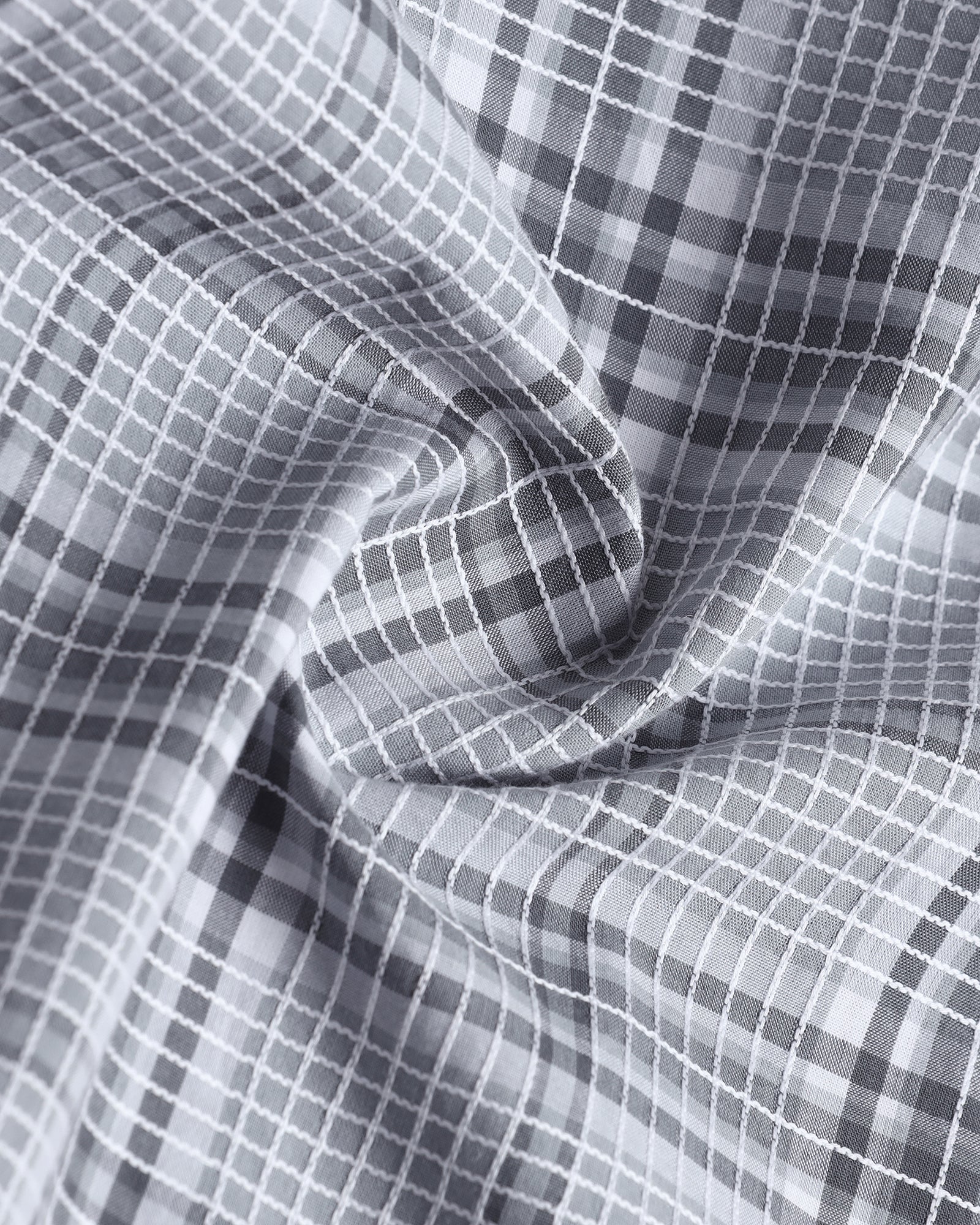 Grey Check Shirt - Farlen