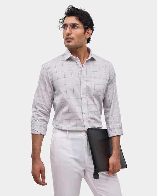 Grey Check Shirt - Kosh