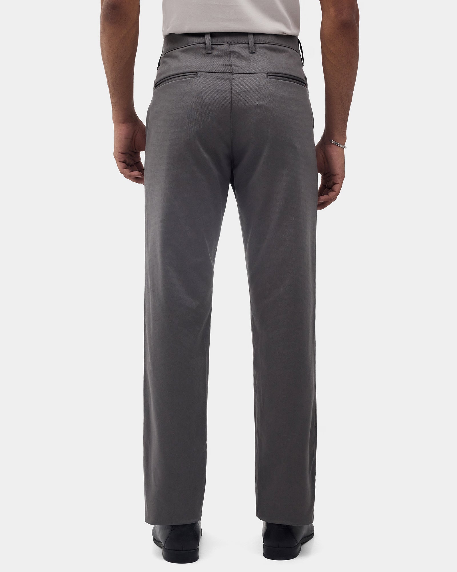 Grey Textured Khakis - Triglav