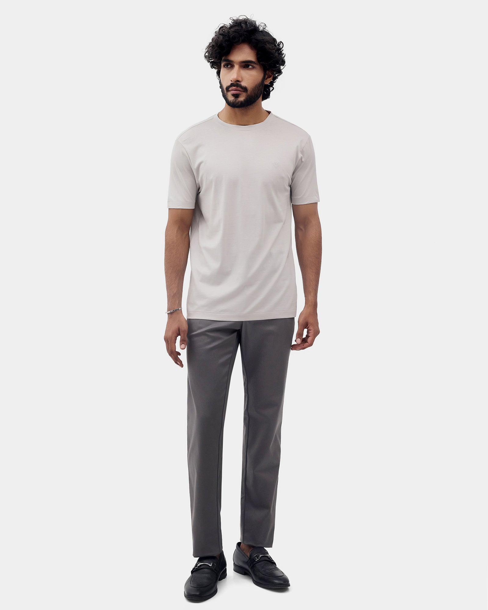 Grey Textured Khakis - Triglav