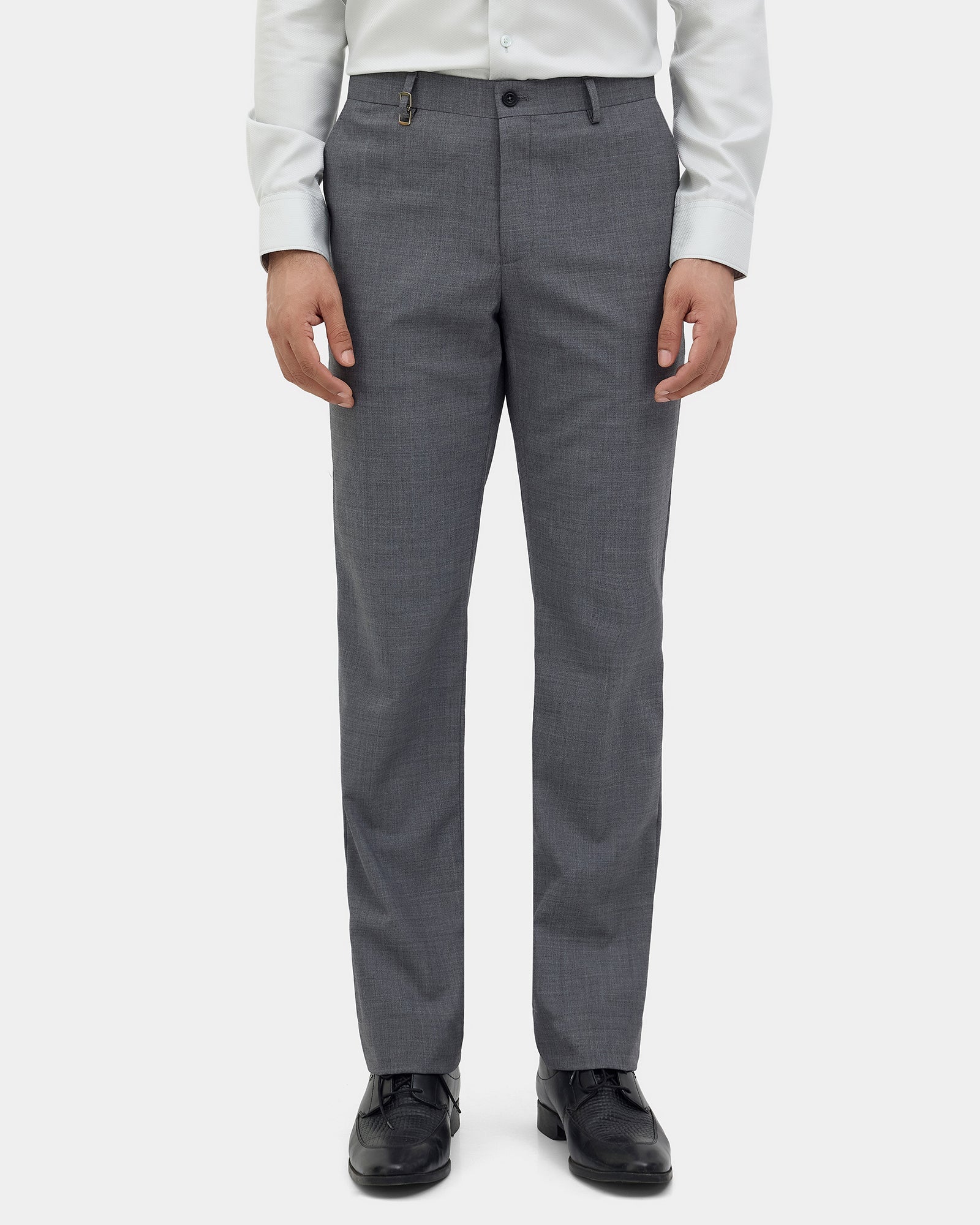 Grey Luxe Solid Trouser - Shinola