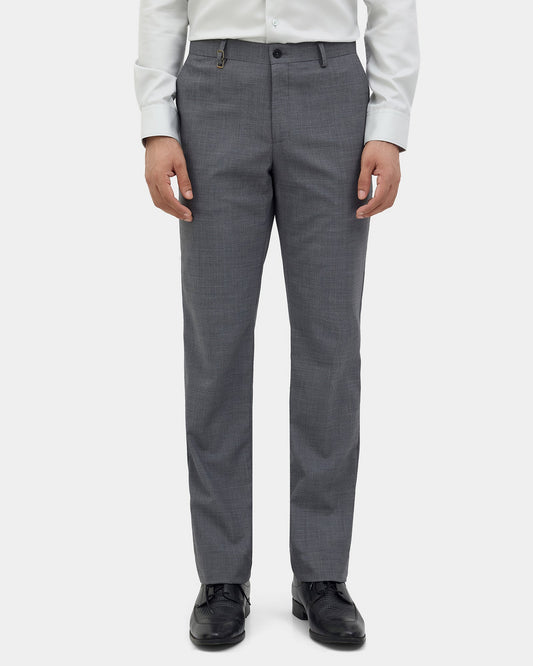 Grey Luxe Solid Trouser - Shinola