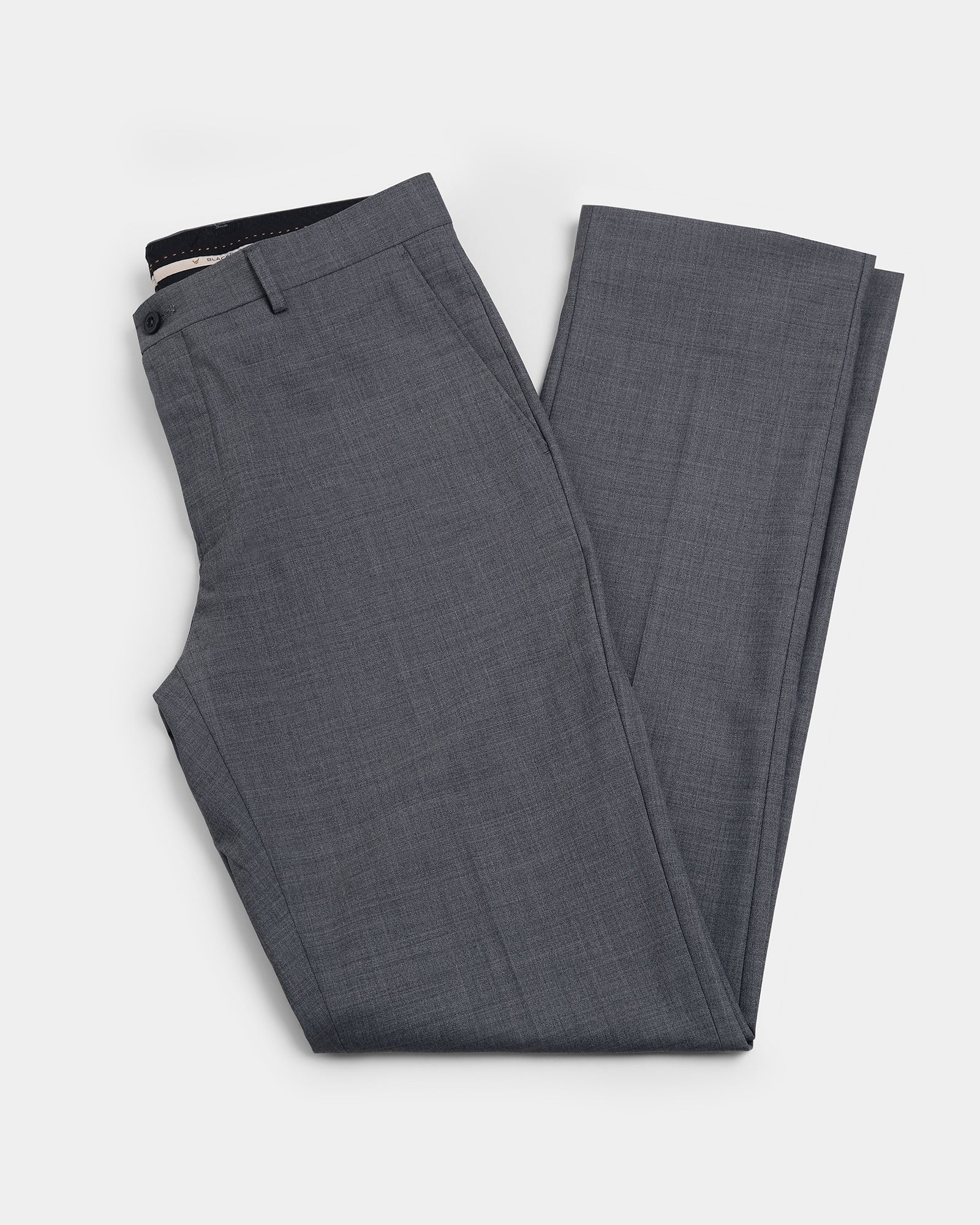 Grey Luxe Solid Trouser - Shinola