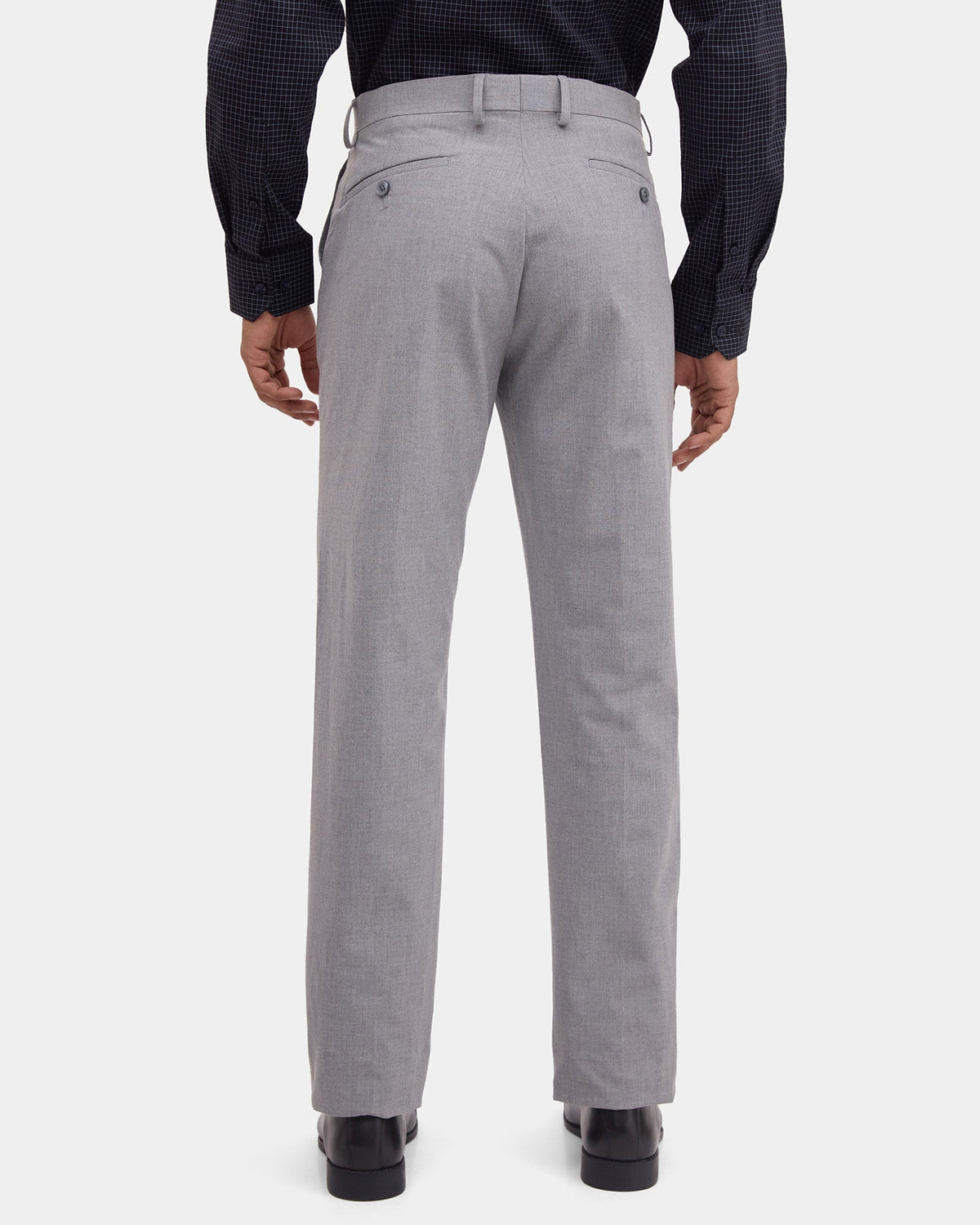 Grey Must Haves Solid Trouser - Travis