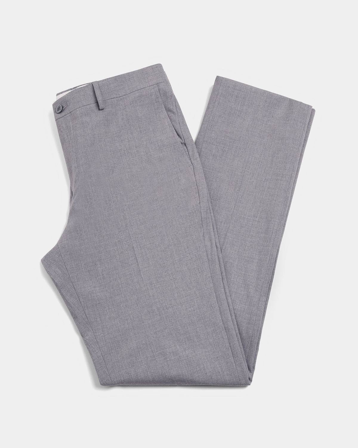Grey Must Haves Solid Trouser - Travis