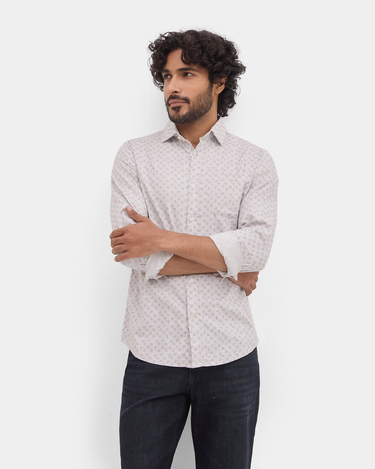 Grey Printed Shirt - Joren