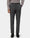 Grey Solid Trouser - Claret