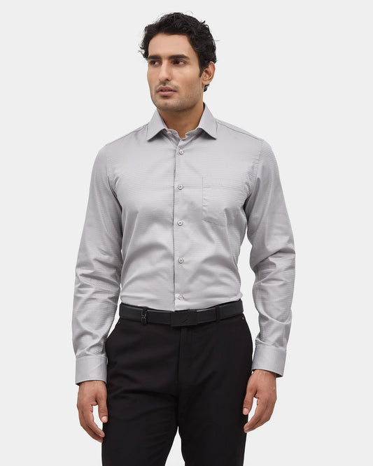 Grey Solid Shirt - Sorex